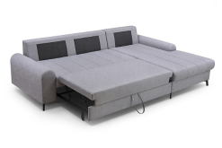 kvalitatīvs dīvāns, stūra, izvelkams