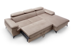 kvalitatīvs dīvāns, stūra, izvelkams