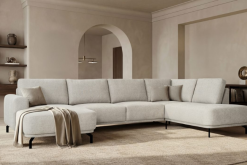 kvalitatīvs dīvāns, stūra